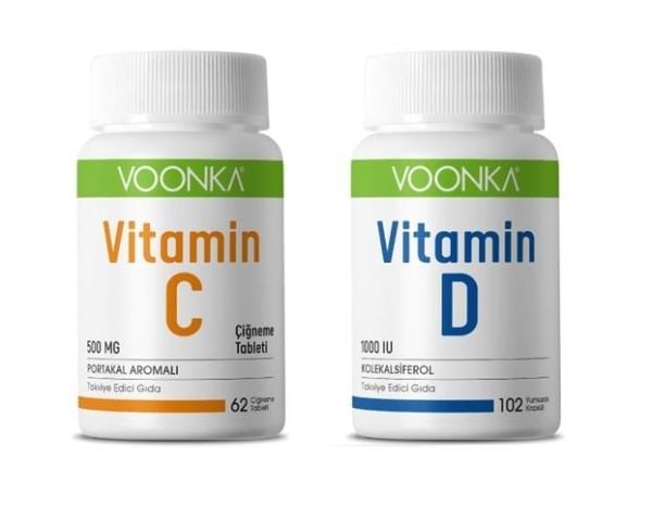 Voonka Vitamin C + Vitamin D Hediyeli Kış Paketi SKT: 2024