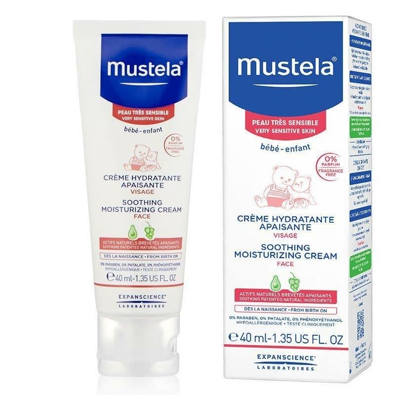 Mustela Çok Hassas Ciltler Için Nemlendirici Yüz Kremi 40 ml