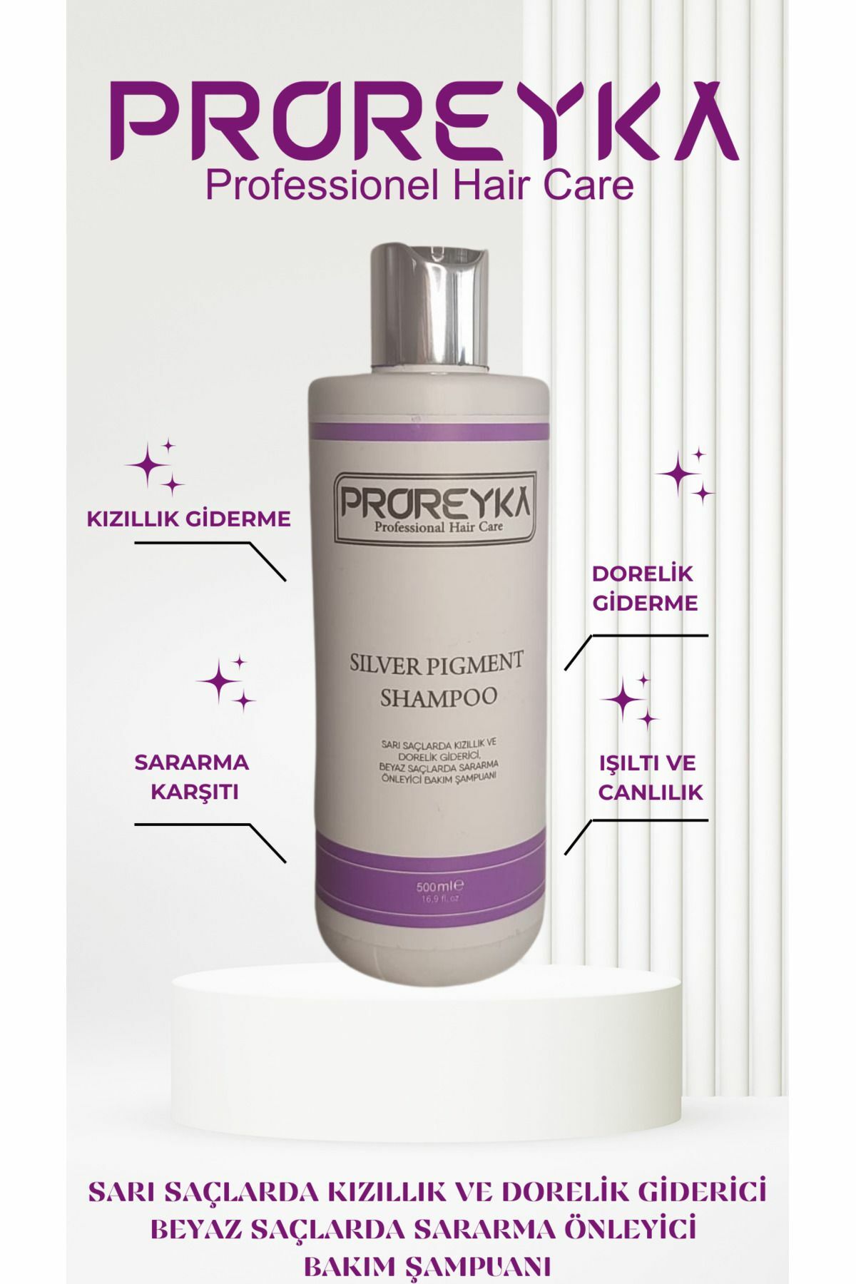 PROREYKA Silver Pigment Şampuan 500 ml