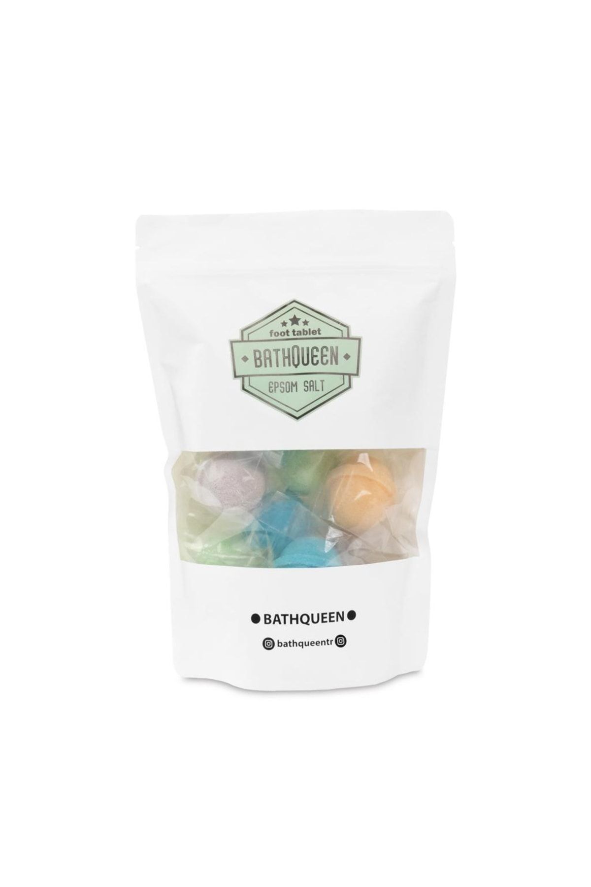 Bathqueen Bath Bomb 4x145gr Banyo Topu - Nem Bombası - Jakuzi Topu