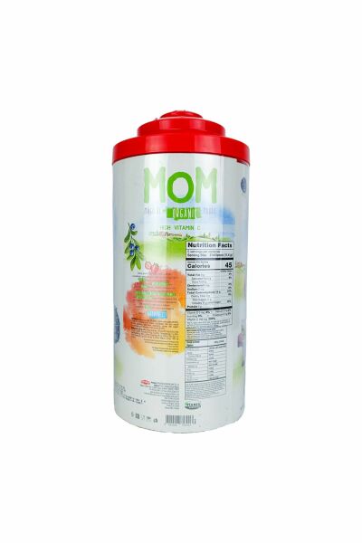 Mom-Oganic Silindir Organik Lolipop (çilek, Karpuz, Yaban Mersini Ve C Vitamini) 200 Adet