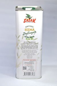 Sazak Naturel Sızma Zeytinyağı 5 Lt ( Sezon 2024-2025)