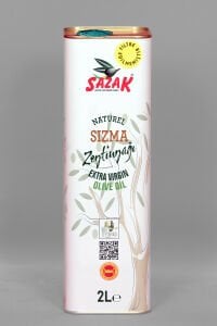 Sazak Filtresiz Naturel Sızma Zeytinyağı 2 Lt (Yeni Sezon 2024-2025)