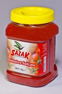 Sazak Domates Salçası 1 KG ( Köy Usulü Katkısız )