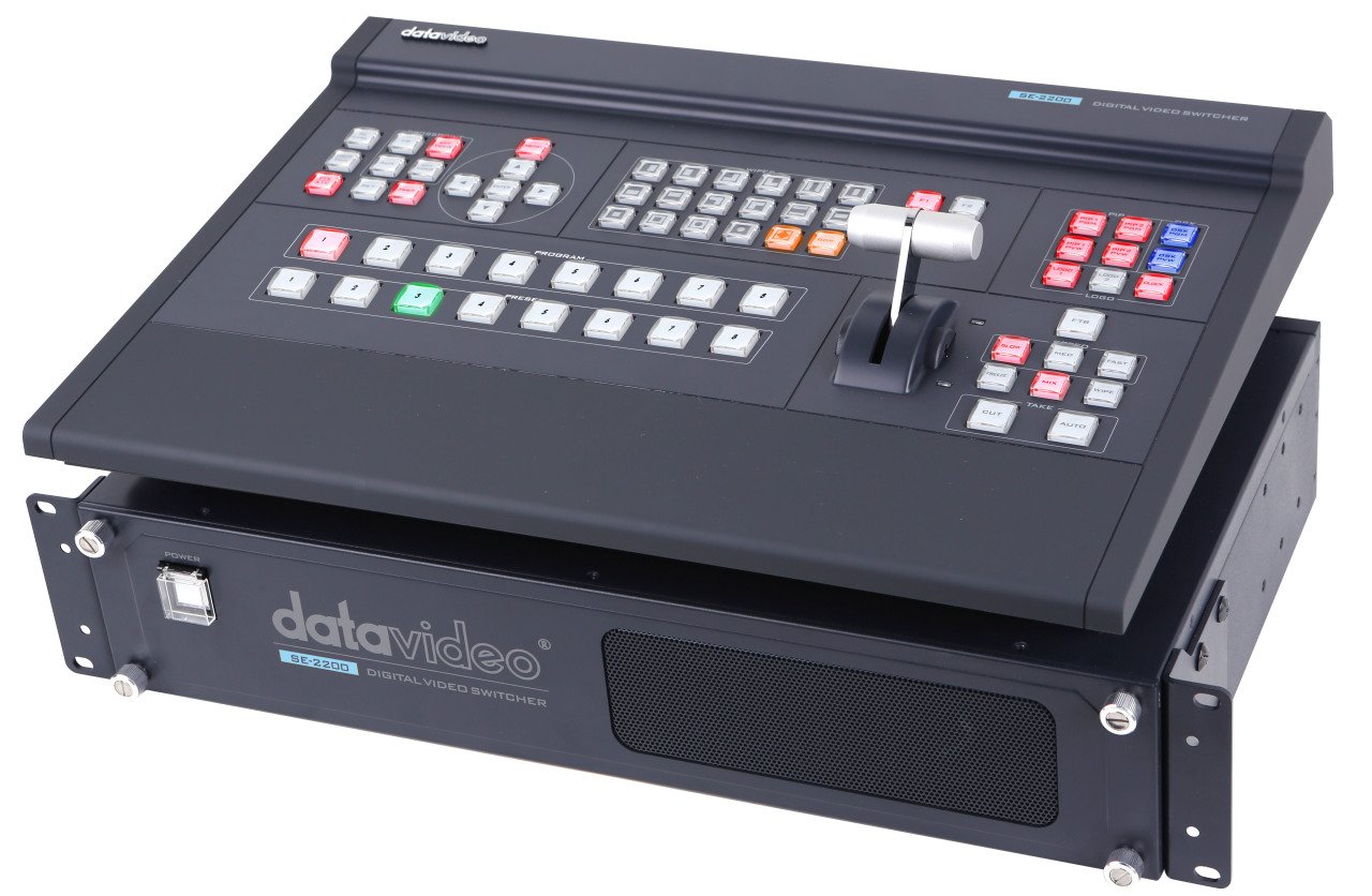 Datavideo SE-2200 6 Girişli HD Yayın Kalitesi Kontrol paneli
