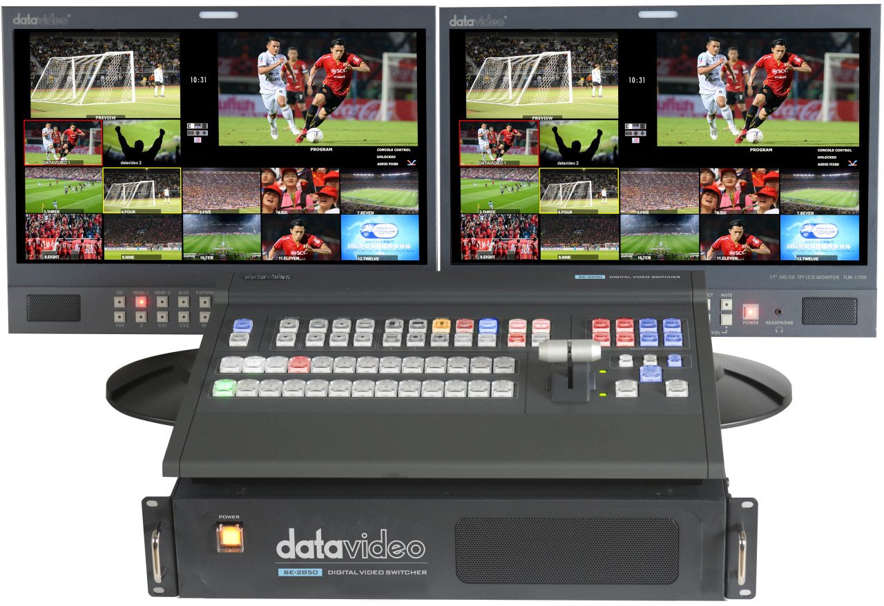 Datavideo SE-2850-12 HD / SD 8/12-Kanal Dijital Video Switcher