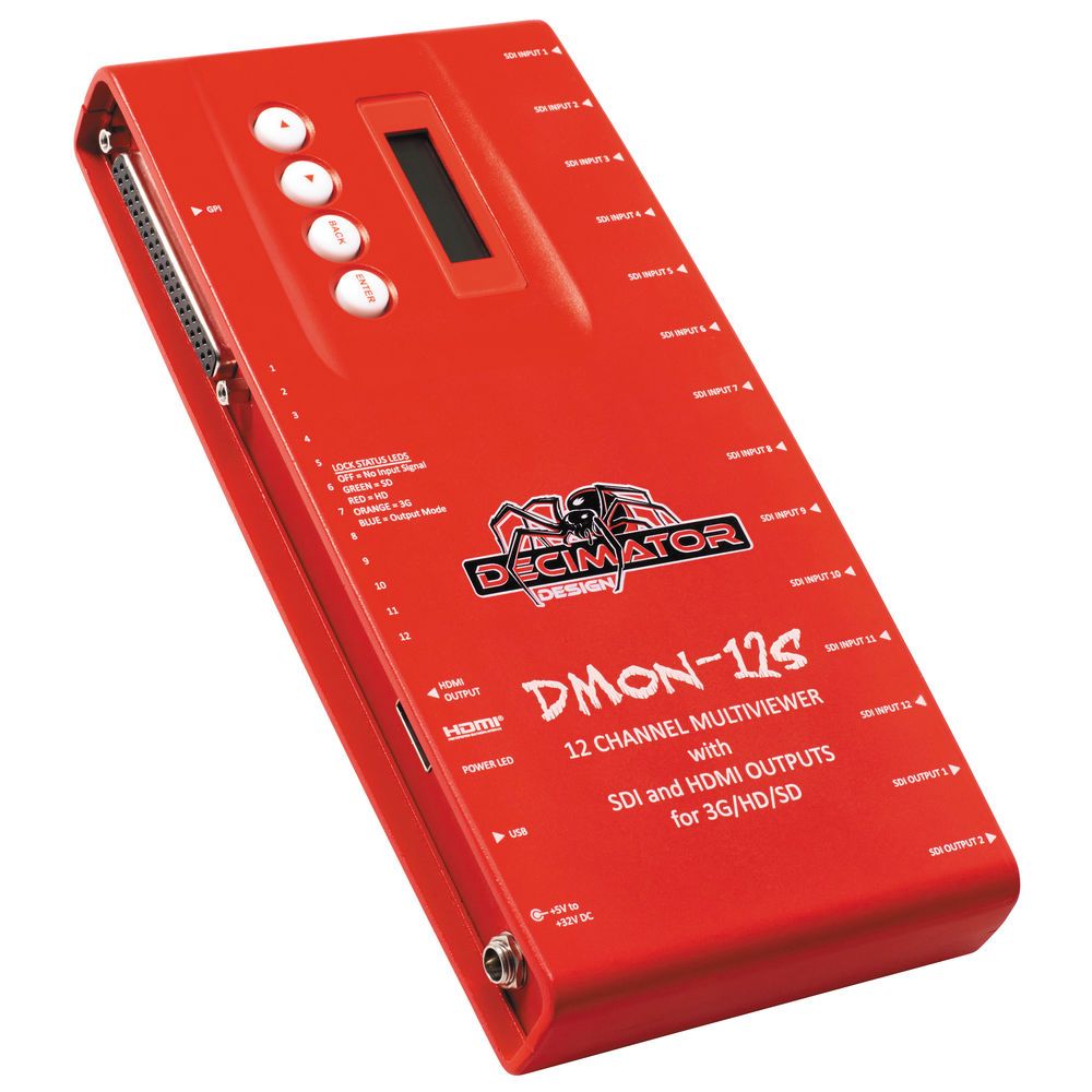 Decimator  DMON-12S 12-Kanallı Multi-Viewer SDI ve HDMI Outputs
