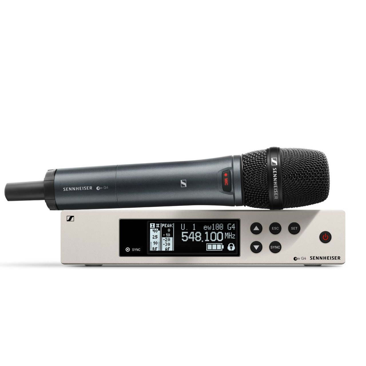 Sennheiser-ew 100 G4-945-S  Kablosuz Dinamik Solist Mikrofonu Seti