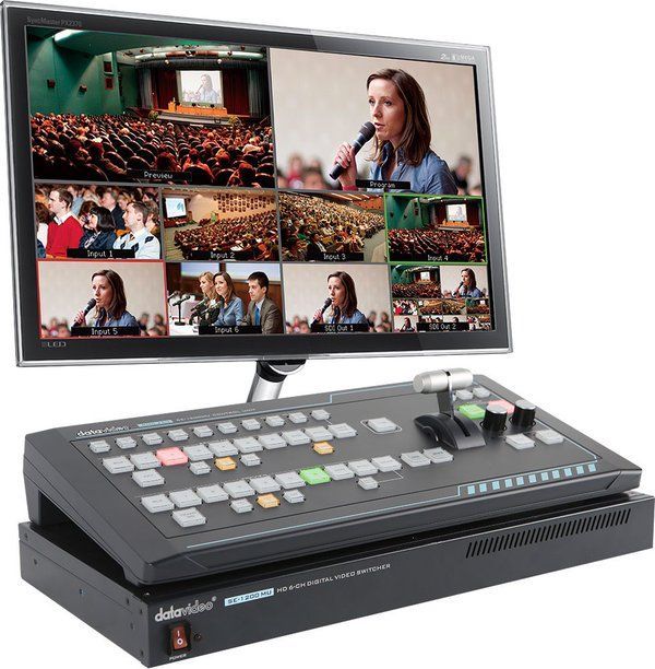 Datavideo SE-1200 Kontrol Panelli 6 Girişli HD Görüntü Mikseri SET