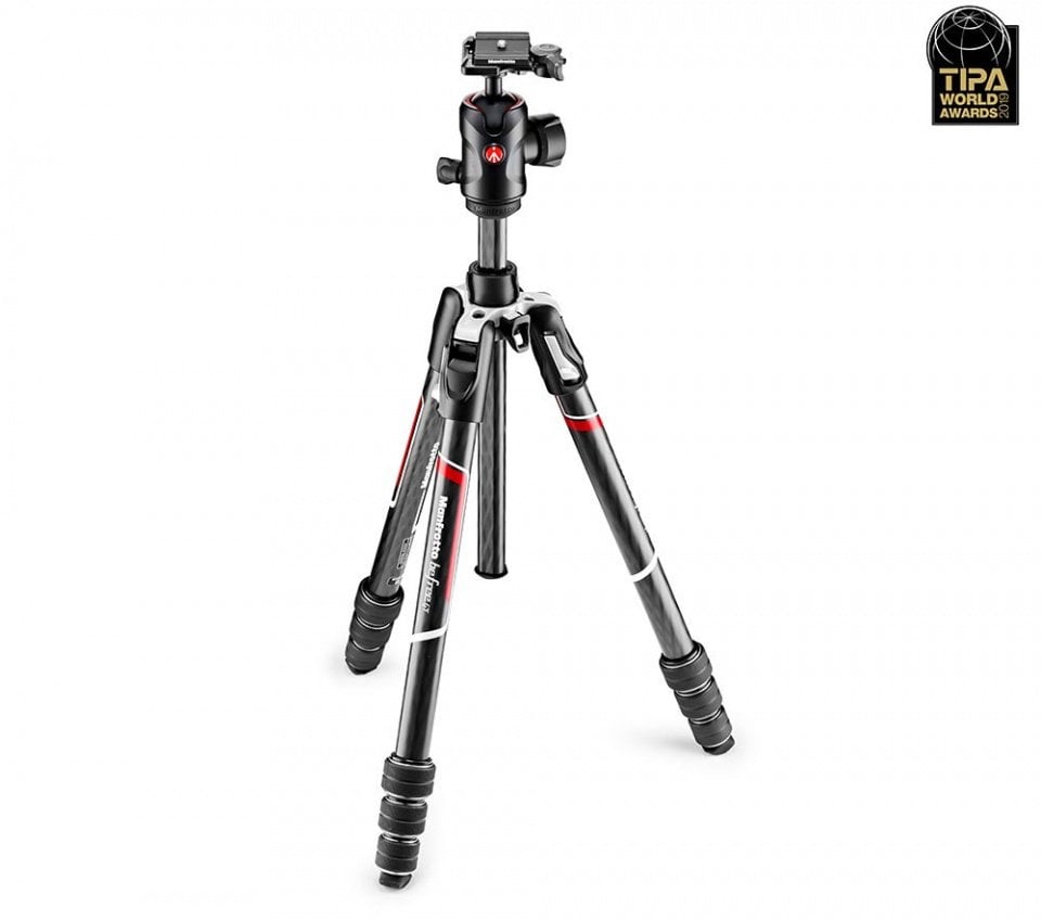 Manfrotto MKBFRTC4GT-BH Befree GT Travel Carbon Fiber Tripod with 496 Ball Head Twist