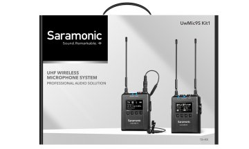 Saramonic UwMic9S Kit1(TX+RX) Kablosuz Yaka Mikrofon