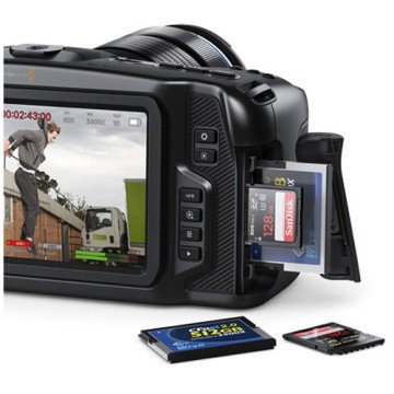 Blackmagic Pocket Cinema Camera 4K + Angelbird AVpro CF 256 GB + Card Reader