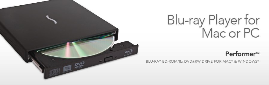 Performer Blu-Ray Disc Player with Player Software for Windows