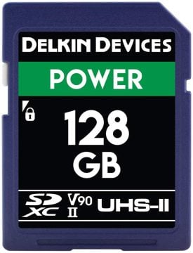 Delkin 128GB POWER UHS-II (V90) SDXC Bellek Kart