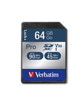 Verbatim 64GB SDXC Pro U3 Hafıza Kartı