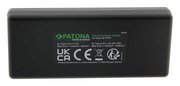 Patona Premium Twin Performance PD Şarj Aleti PD20W Adaptör İle Sony F550 / F750 / F950 Serisi İçin