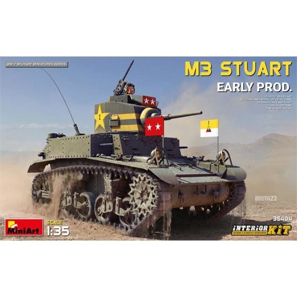 MiniArt M3 Stuart Early Prod. Interior Kit