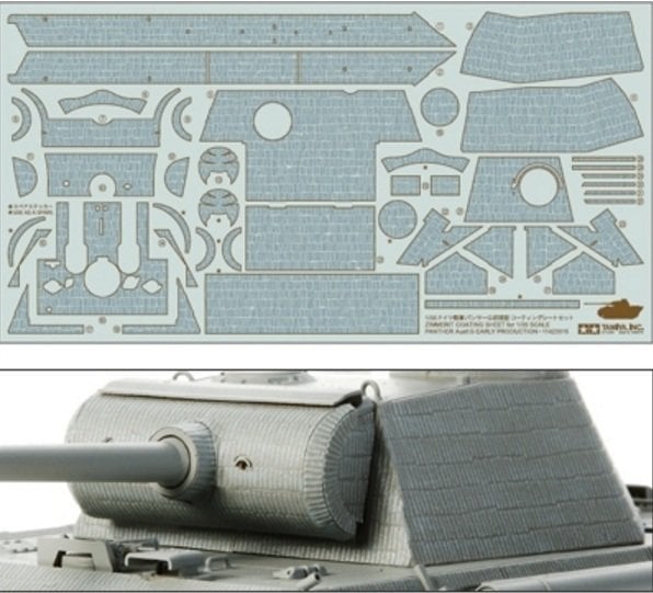 1/35 Panther G Early Zimmerit Kaplama (Sitiker)