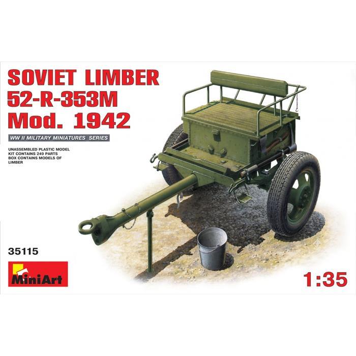 MiniArt Sovyet Top Arabası Ön Parçası 52-R-353M Mod.1942''