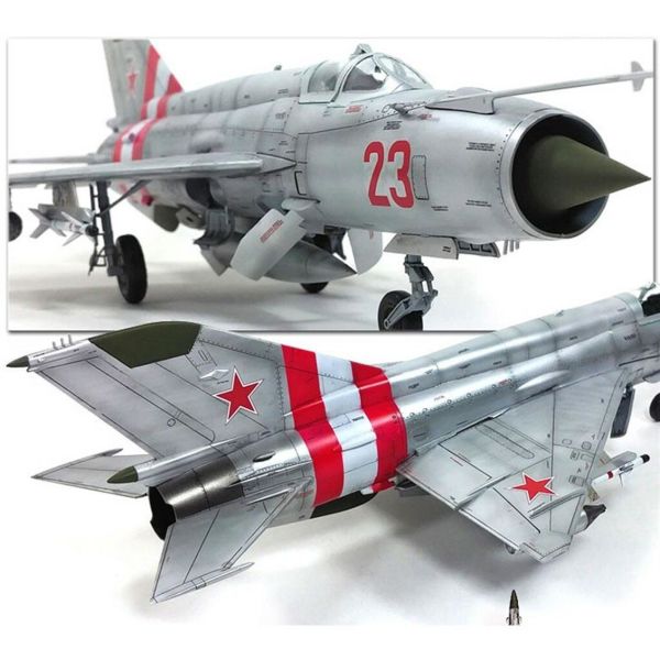 Academy 12311 1/48 Ölçek, Sovyet Hava Kuvvetleri MİG-21 Savaş Uçağı, Plastik Model kiti