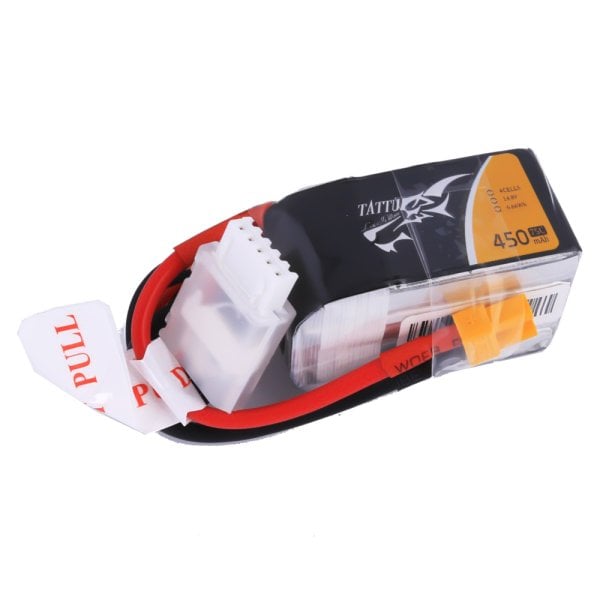 450mAh 14.8V 75C 4S1P LiPo Battery