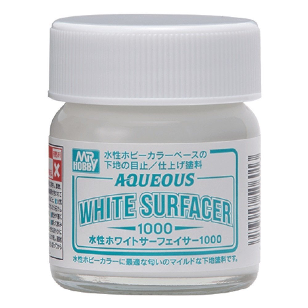 Gunze HSF02 40 ml. Aqueous Serisi, White Surfacer 1000, Astar Maket Boyası