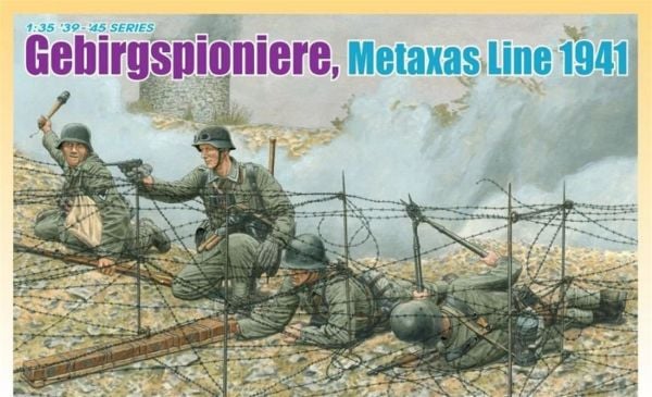 Dragon 6538 1/35 Ölçek, Gebirgspioniere (Metaxas Hattı 1941) Asker Figürleri Plastik Model Kiti