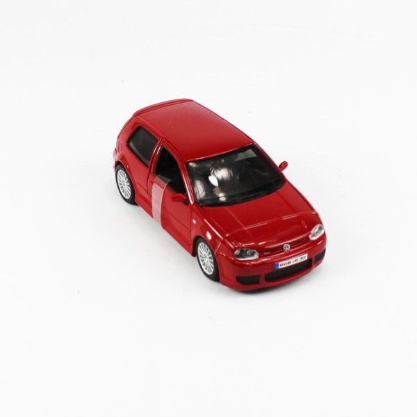 Maisto 31290 1/24 Volkswagen Golf R32, Kırmızı, Sergilemeye Hazır Metal Araba Modeli