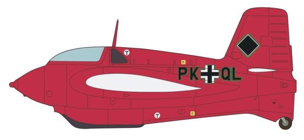 Hasegawa 8213 1/32 Messerschmitt ME163B Komet Uçak Maketi 'Ekdo16'