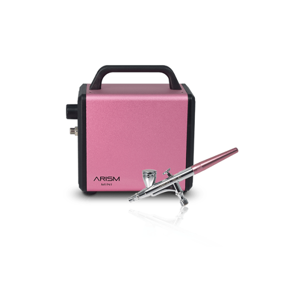 Sparmax Pembe Arism Mini HB-040 Airbrush Seti