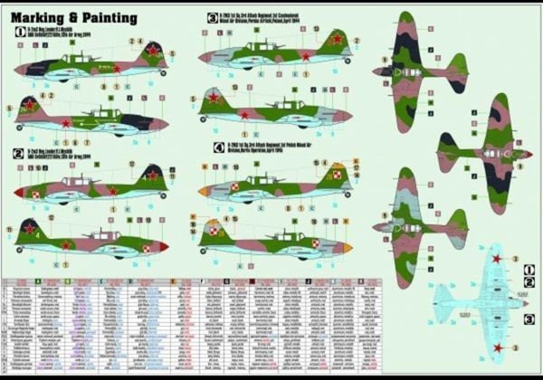 Mistercraft C028 1/72 Ölçek, IL-2m3 (Operation Berlin) Savaş Uçağı, Plastik Model kiti