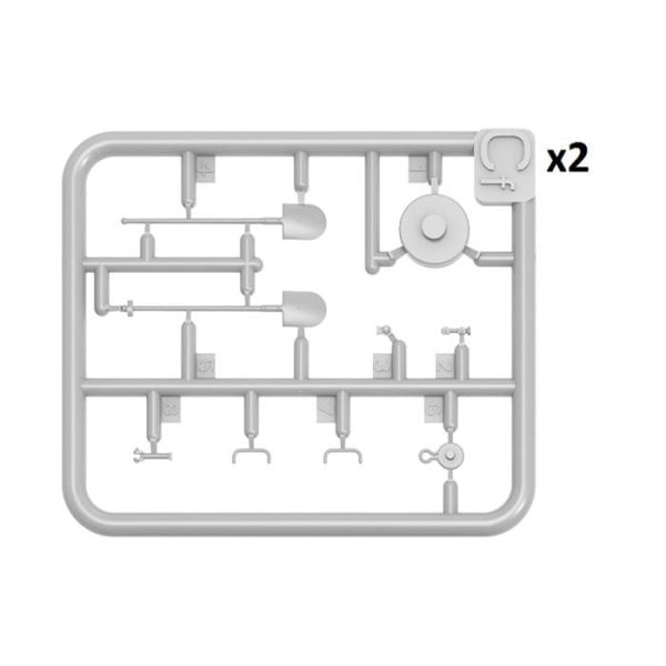 MiniArt Alman 7,5 cm Tanksavar Topu PaK40. Early Production