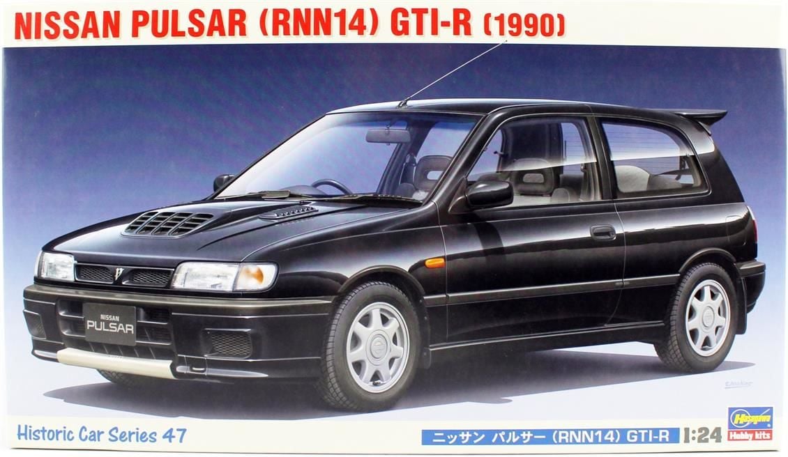 Hasegawa HC47 21147 1/24 Ölçek, Nissan Pulsar (RNN14) GTI-R, Otomobil, Plastik Model kiti