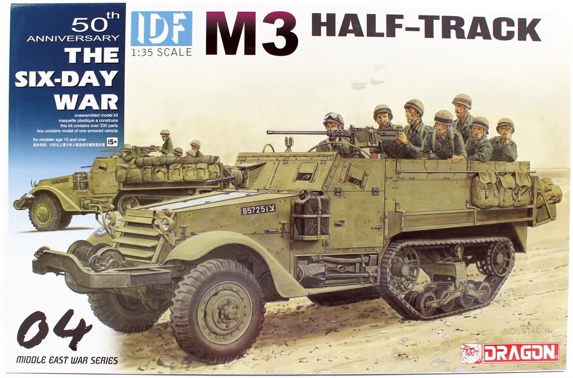 Dragon 3569 1/35 Ölçek, IDF M3 Yarı Paletli Personel Taşıyıcı, Plastik Model kiti