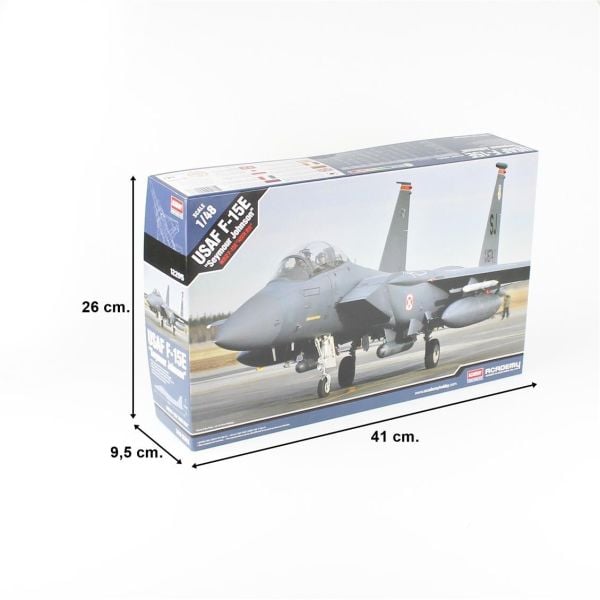 Academy 12295 1/48 Ölçek, USAF F-15E (Seymour Johnson) Savaş Uçağı, Plastik Model kiti