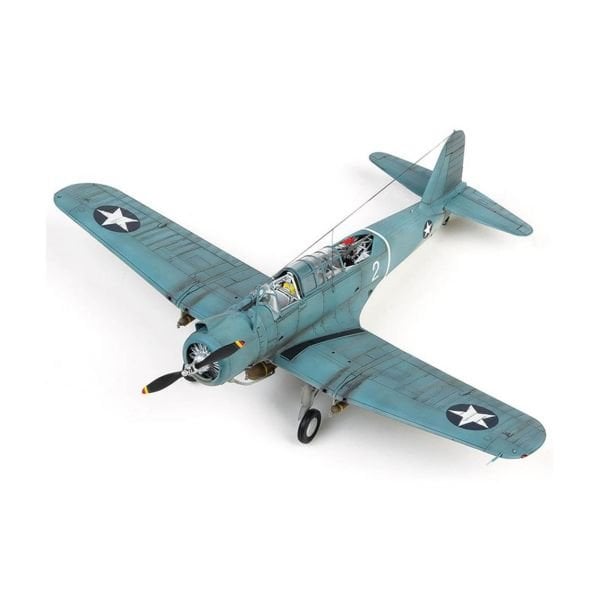 Academy 12324 1/48 Ölçek, USN SB2U-3(Battle of Midway) Savaş Uçağı, Plastik Model kiti