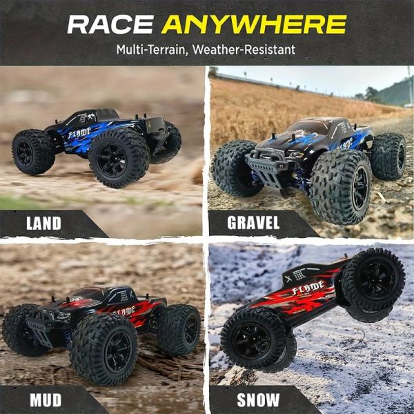 Tornado Tech 1/16 Fırçalı Motorlu Yüksek Hızlı Off-Road Arazi Arabası