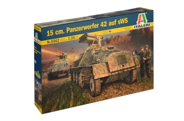 Italeri 6562S 1/35 Ölçek, 15cm. Panzerwerfer 42 auf sWS Yarı Paletli Askeri Araç, Plastik Model kiti