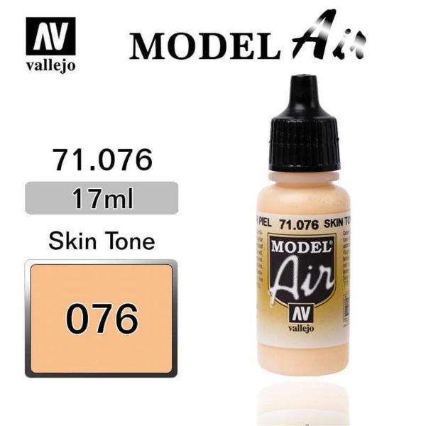 Vallejo 71076 17 ml. Skin Tone, Model Air Serisi Model Boyası