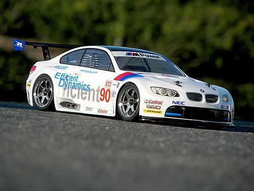 1/10 BMW M3 GT2 (E92) BODY (200mm) BOYASIZ ŞEFFAF KAPORTA