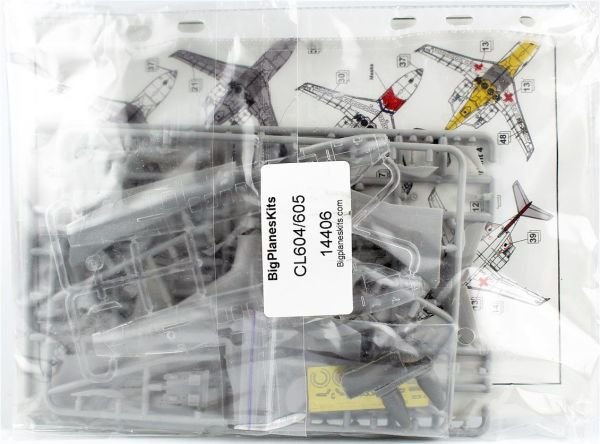 Big Planes Kits 14406 1/144 Ölçek, Canadair Challenger CL604/605 Yolcu Uçağı, Plastik Model kiti