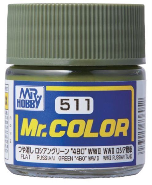 Gunze C511 10 ml. Russian Green (4BO), Mr.Color Serisi Maket Boyası