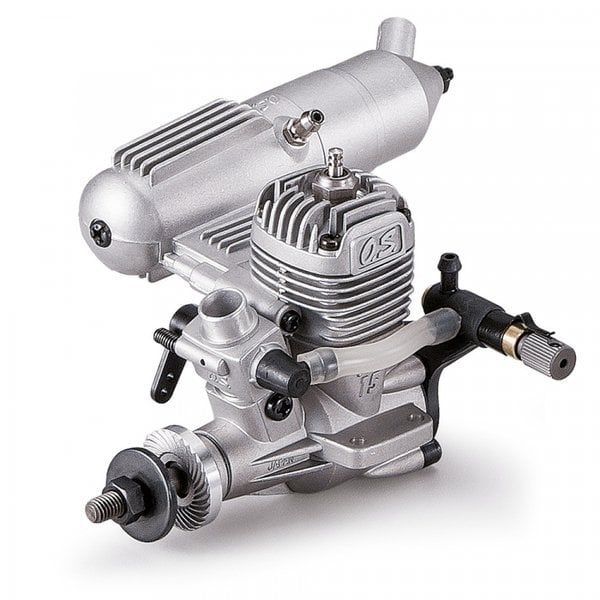 OS Engines 11532 Max-15 LA Silver (10G) ve 871 Susturuculu, Nitro Yakıtlı Model Uçak Motoru