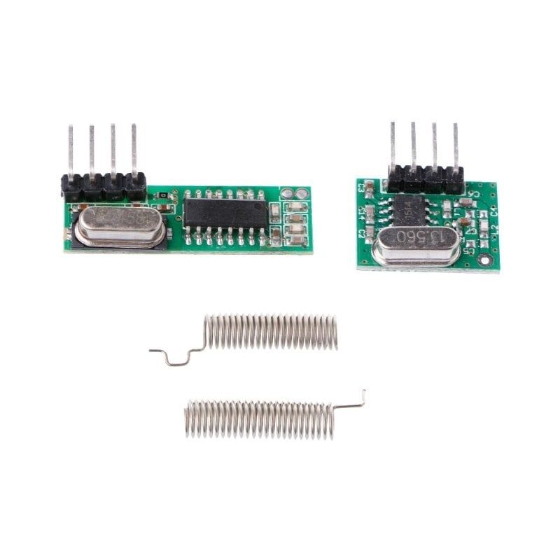 RX470-4 & WL102-341 433MHz ASK Kablosuz Modül Kiti (RF Verici  + RF Alıcı) Arduino Uyumlu
