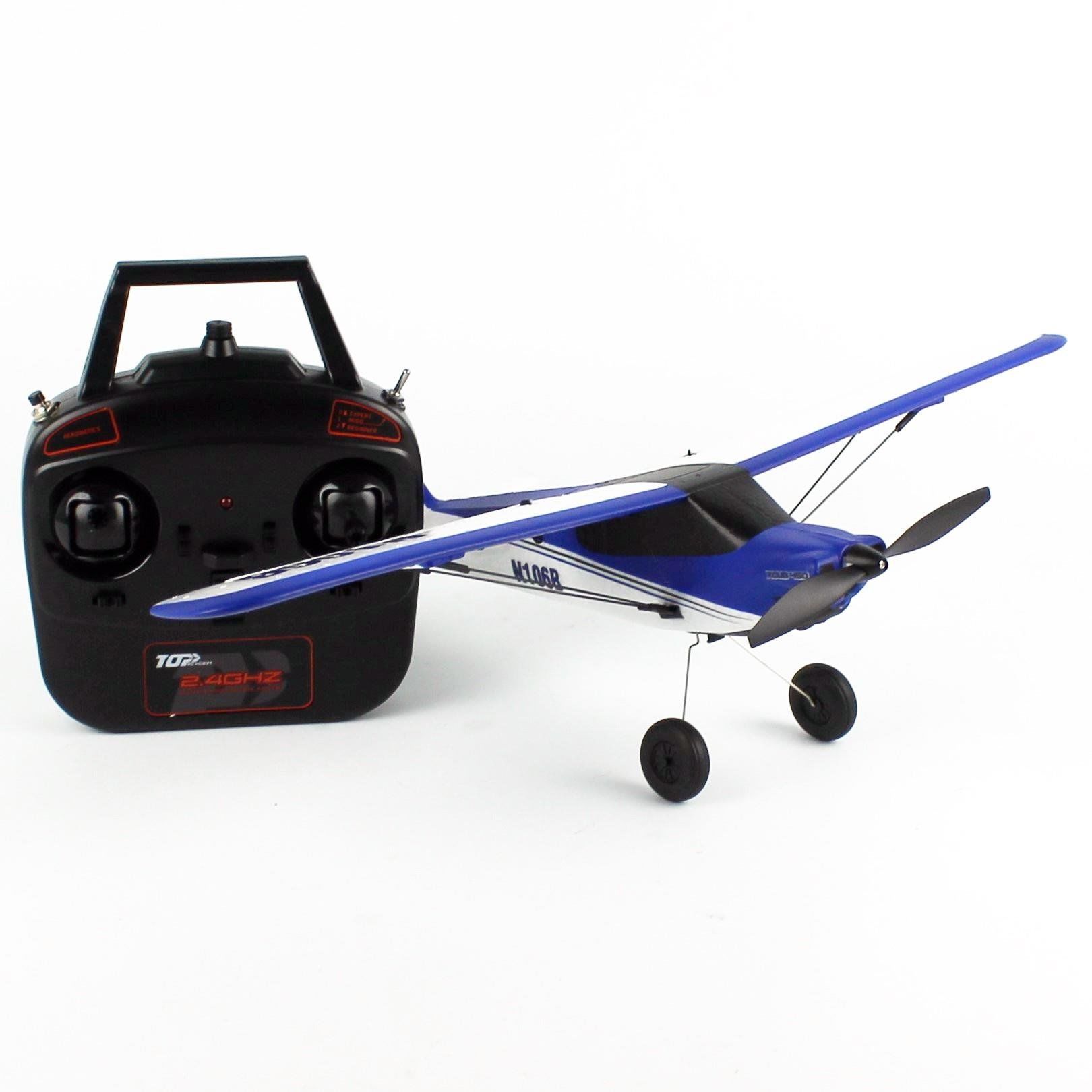 TopRC 106B02 Mini Cup RTF, Mavi, Uçmaya Hazır Model Uçak Seti