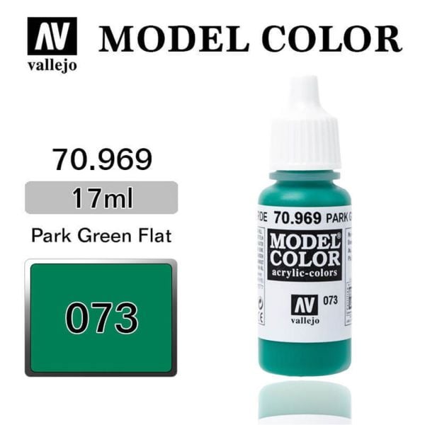 Vallejo 70969 17 ml. (73) Park Green Flat-Matt, Model Color Serisi Model Boyası