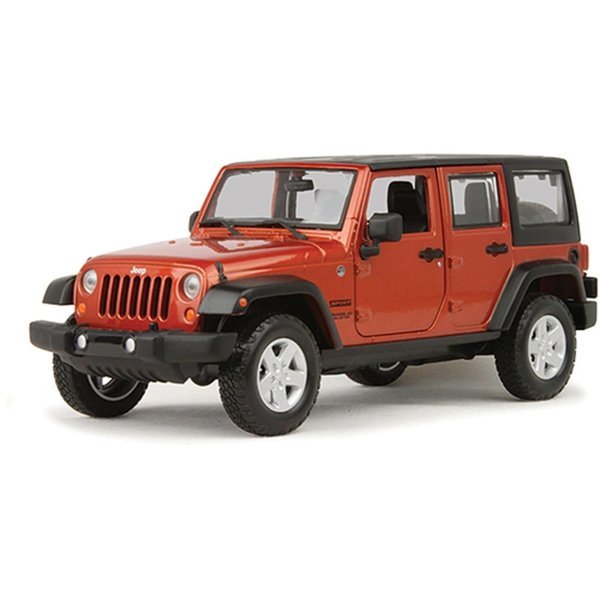 Maisto 31268 1/24 2015 Jeep Wrangler Unlimited-Sergilemeye Hazır Metal Araba Modeli