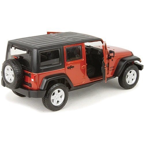 Maisto 31268 1/24 2015 Jeep Wrangler Unlimited-Sergilemeye Hazır Metal Araba Modeli