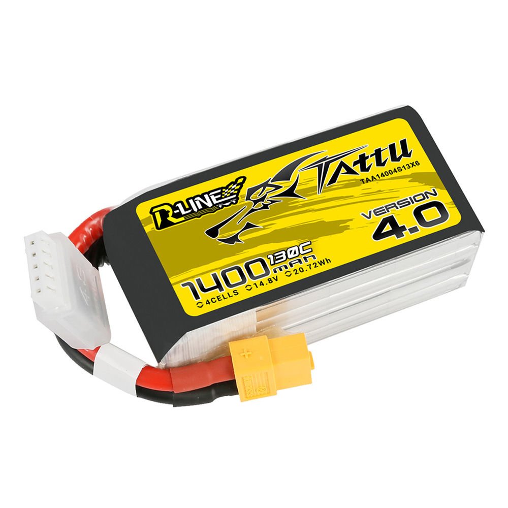 1400mAh 14.8V 130C 4S1P R-Line LiPo Batarya (XT60)