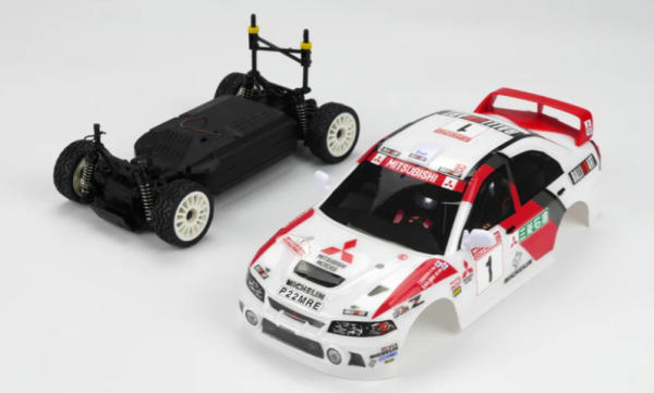 Carisma GT24 4WD 1/24 MITSUBISHI LANCER EVO 4 WRC Rally Car Micro Rc